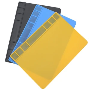 Магнитная теплоизоляционная силиконовая прокладка BGA, ремонтная паяльная станция, платформа 49x35 см с винтовым ковриком, инструменты для ремонта