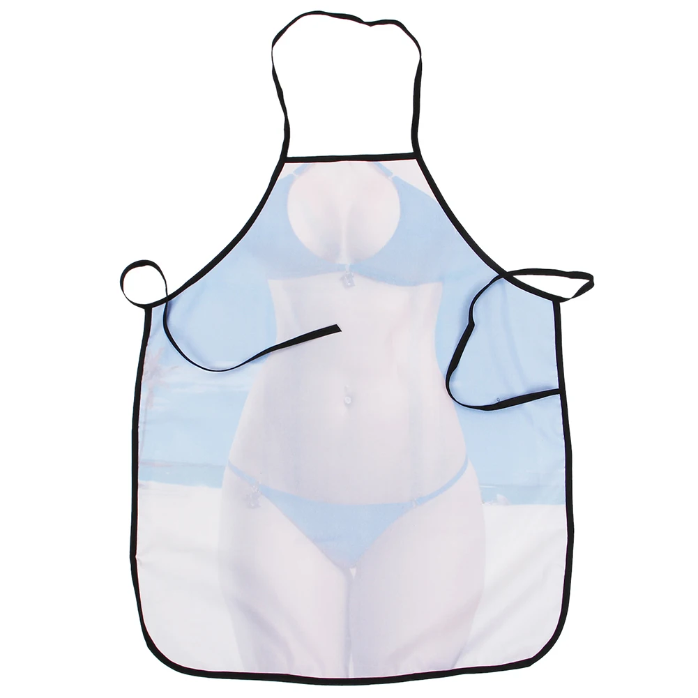 Креативный кухонный фартук сексуальный бикини фартуки с забавным дизайном для