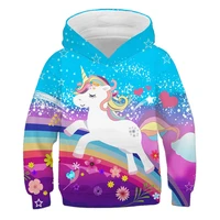 children clothes spring autumn animal unicorn hoodie custom made creative baby kids sweatshirt boy and girl long sleeve cartoon