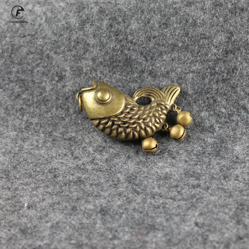 Медный карповый колокольчик маленькие украшения настольный Рождественский