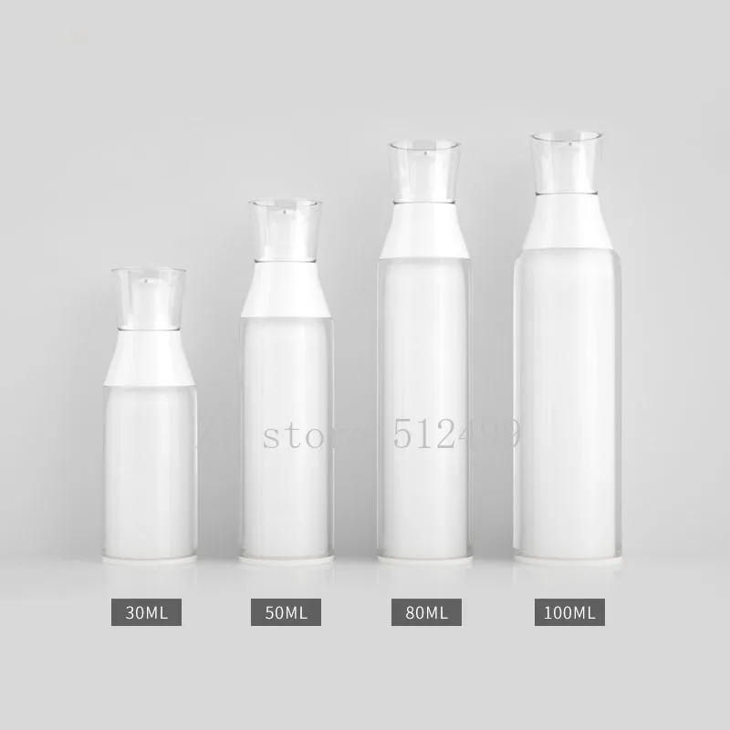 

30ml50ml80ml100ml 10pcs High Quality Emtpy Cosmetic AS Double-layer Lotion Bottle, DIY Portable Travel Emulsion Storage Package