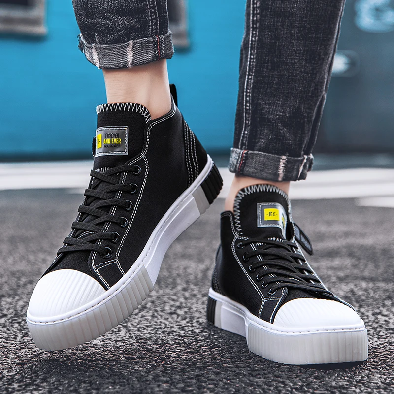 

2020 new men shoes canvas shoes fashion Breathable Non Slip Sport Casual shoes comfortable light hot leisure male shoes