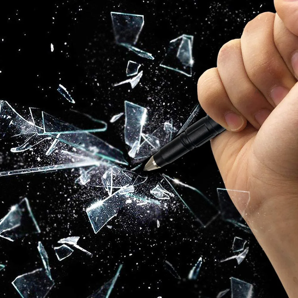 Военная Тактическая Ручка для выживания принадлежности самозащиты фонарик