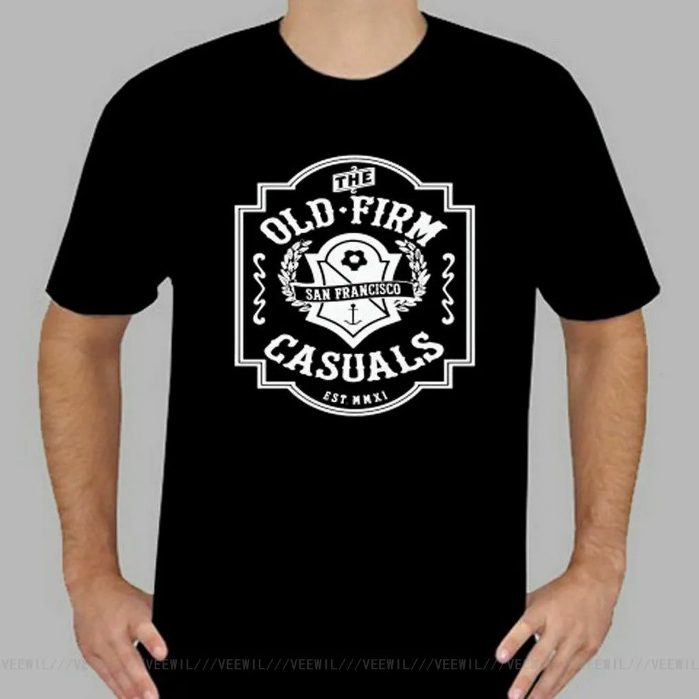 

New THE OLD FIRM CASUALS Band Crest Logo Men's T-Shirt Size S-2XL-4XL-5XL TEE Shirt For Youth Middle-age The Elder