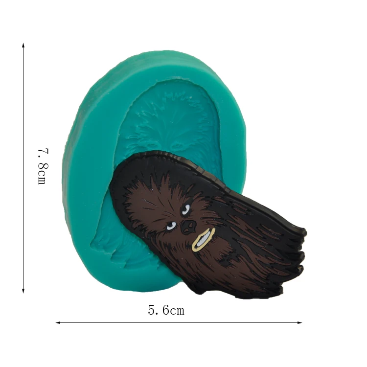 

1pc DIY orangutan lace silicone cake mold fondant mold cake decorating tools chocolate gmpaste mould cake mould FTM813