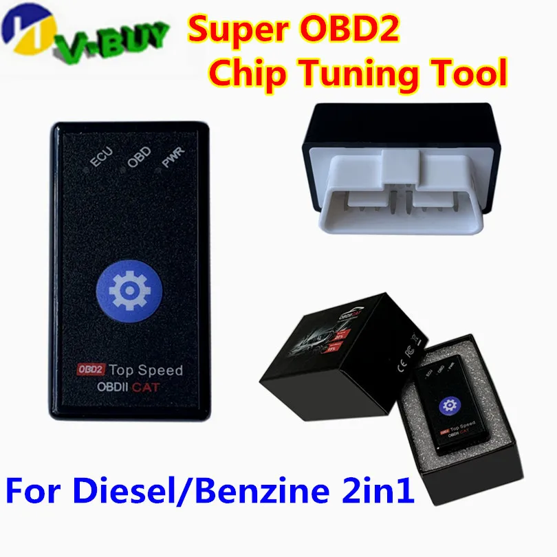 OBDIICAT HK01 Super OBD2 Nitro OBD EcoOBD2 ECU чип тюнинг коробка вилка автомобиля 15% экономия топлива
