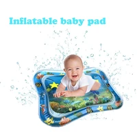 baby inflatable water play mat tummy time playmat fun activity play center water cushion infant play mat toddler funny pat pad