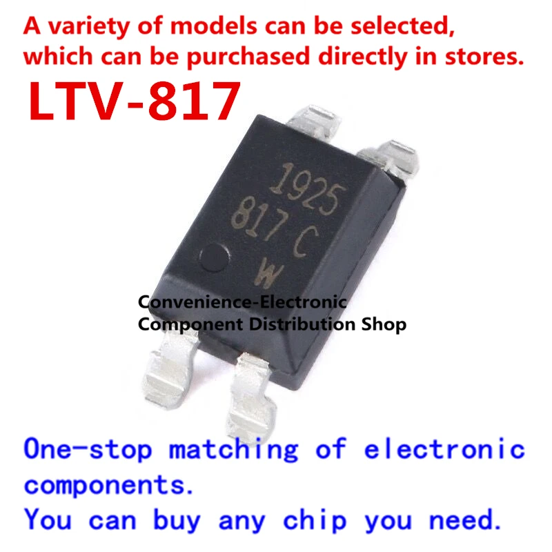 10PCS/PACK 817B 817C SMD SOP-4 LTV-817 DIP4 LTV-817C LTV-816B LTV817 DIP-4 Optocoupler | Integrated Circuits
