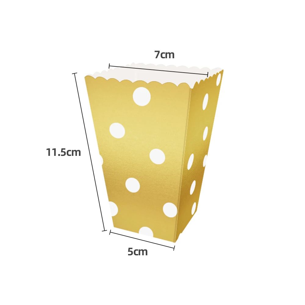 Газовая плита для попкорна коробка конфет Бумага в горошек или полоску волна