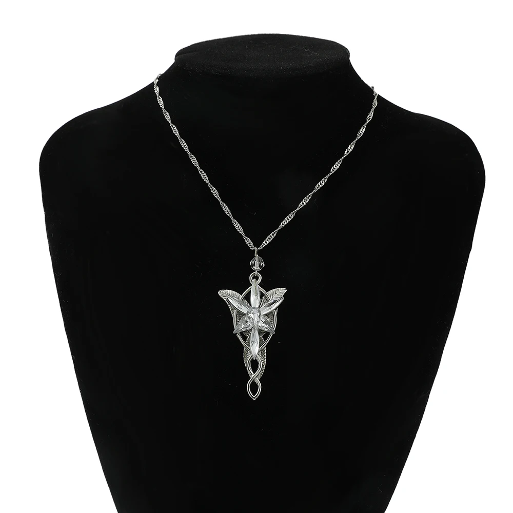 Оптовая продажа 20 шт./лот ожерелье Arwen Evenstar принцесса эльфов модный хрустальный