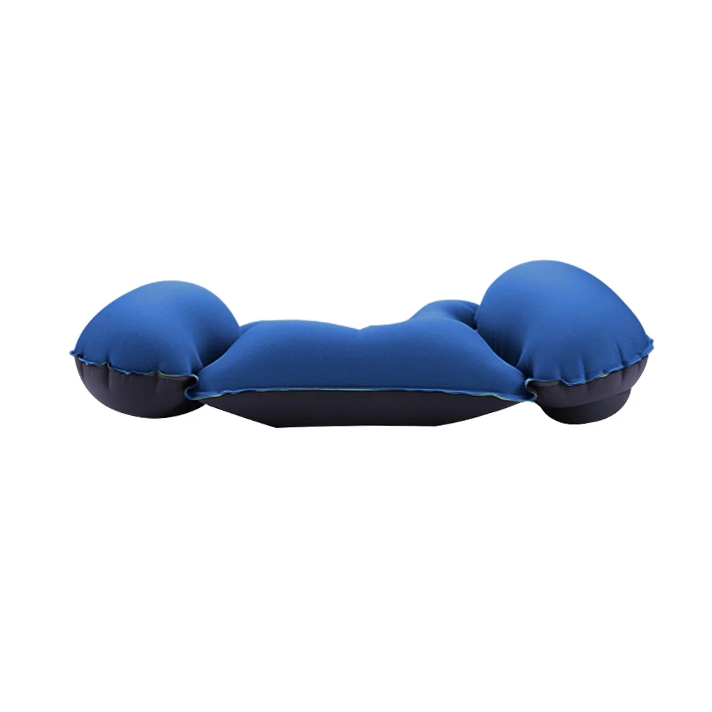 Portable Air Inflatable Waist Pillow Press Cushion Leisure Office Chair Travel Pillow Support Lower Back Cushion Storage Bag New
