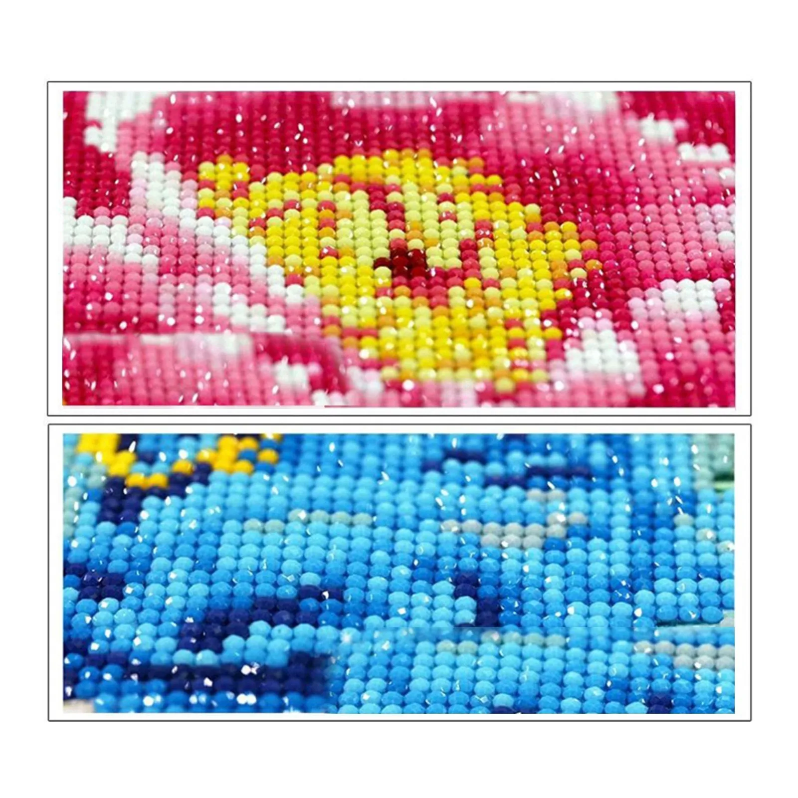 Алмазная живопись стразы картина с цветами полная выкладка из квадратных страз