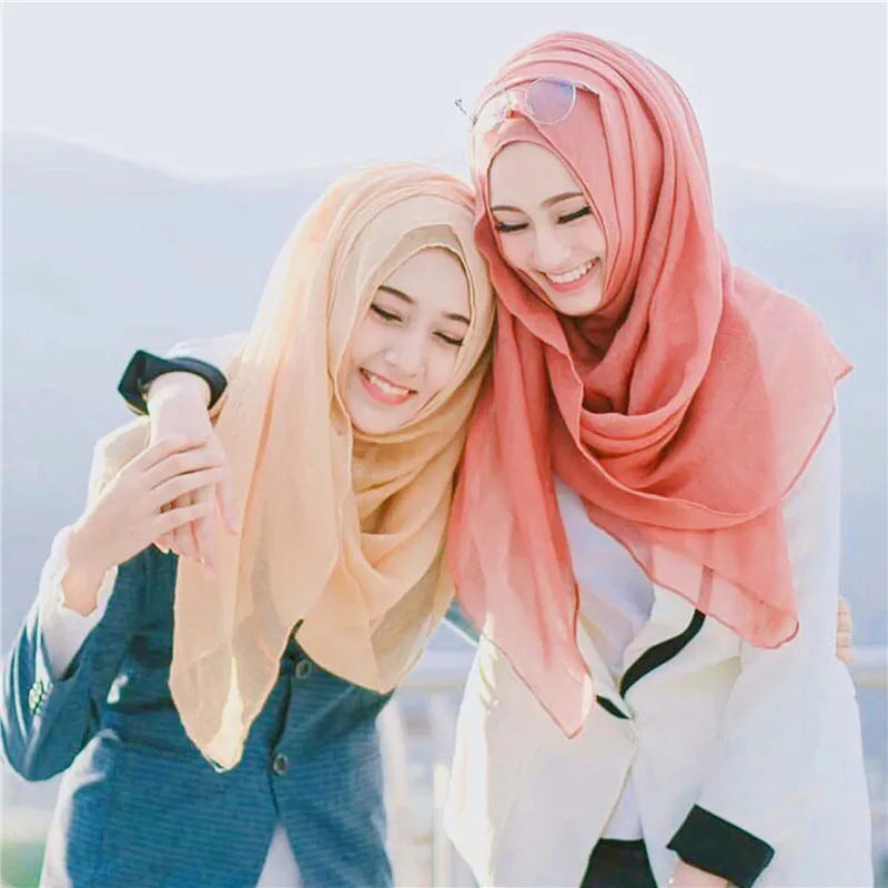 2019 модный пузырьковый простой шарф с бахромой для женщин мягкий однотонный из