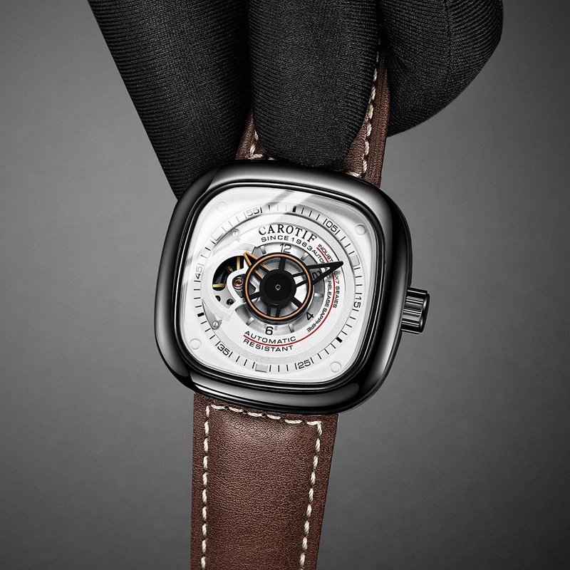 Высокое качество роскошные полностью стальные мужские часы Montre автоматические механические наручные часы для мужчин Reloj Hombre деловые часы для мужчин - Цвет: 8