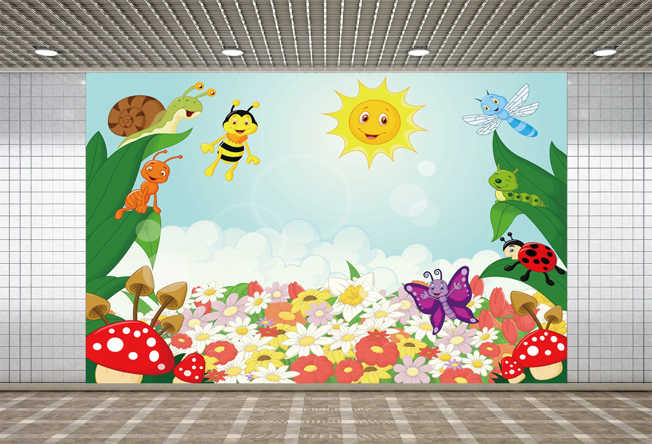 

Lyavshi Photography Backdrop HUAYI Vinyl Photographic Background Baby Birthday Booth Spring Party Decoration Photo Studio Props