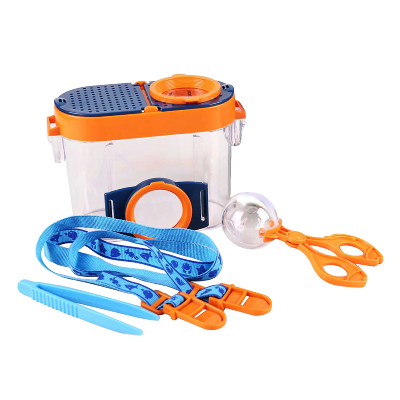 

Insect Inspection Box with Magnifiers 2.6X & 4.5X Magnifications Kids Bug Catcher and Viewer Microscope Insect Magnifier
