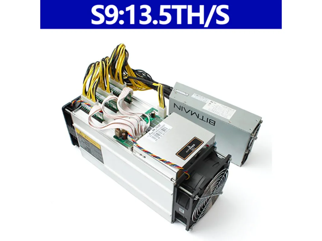 Биткойн Майнер Bitman AntMiner S9j 13.5-14TH/S BTC ASIC с Bitmain источником питания дешевле