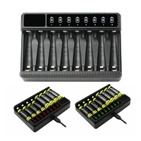 aaaaa 1 2v nimh rechargeable battery charger 8 slots smart batter chargers nimh smart charger