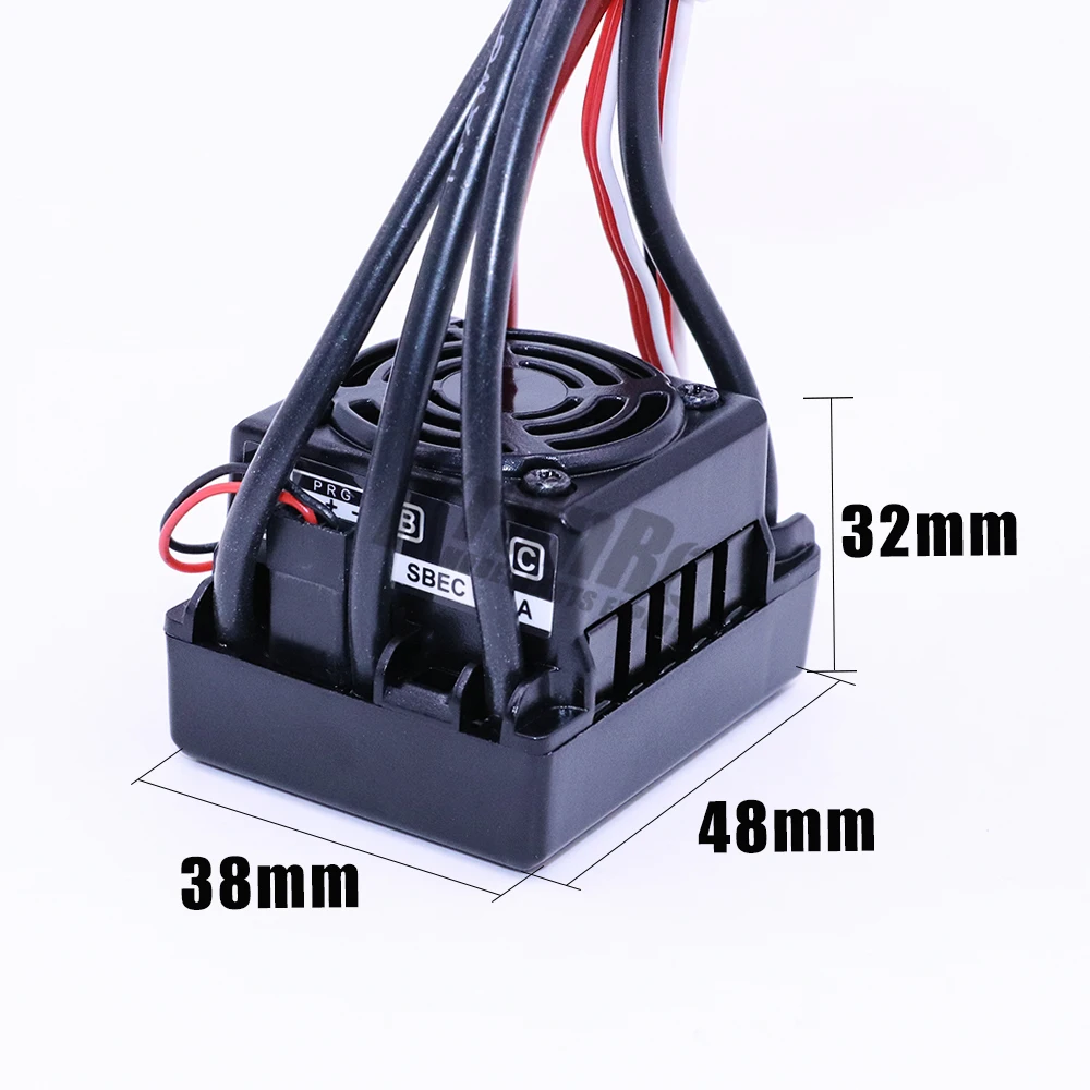 Бесщеточный Lipo NiMH 60A водонепроницаемый ESC 2S 3S SBEC 6V/3A подходит для двигателя 540