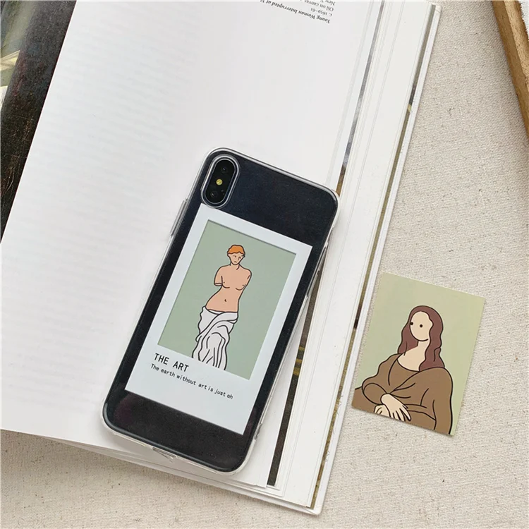 Прозрачный ТПУ чехол для телефона с масляным рисунком для iphone 7 XS Max X XR 11 Pro Max для iphone 6 6s 7 8 plus чехол с фоторамкой задняя крышка