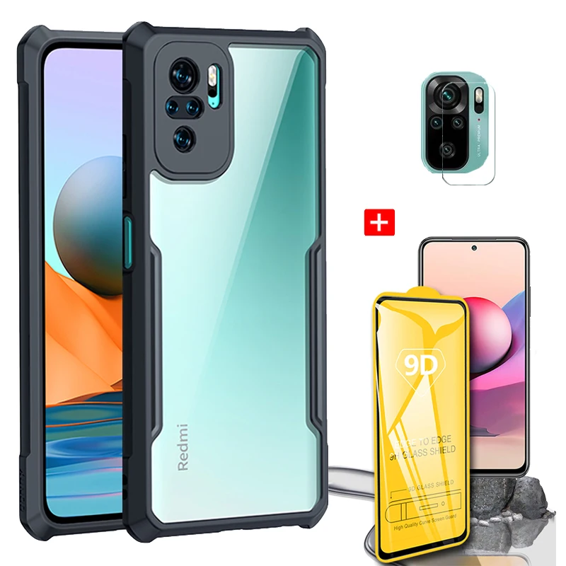 

Acrylic Redmi Note 10pro Case xaomi redmi note 10s 10t xiomi redmi note 10 pro cover for redminote10 5g funda redmi note 10 s