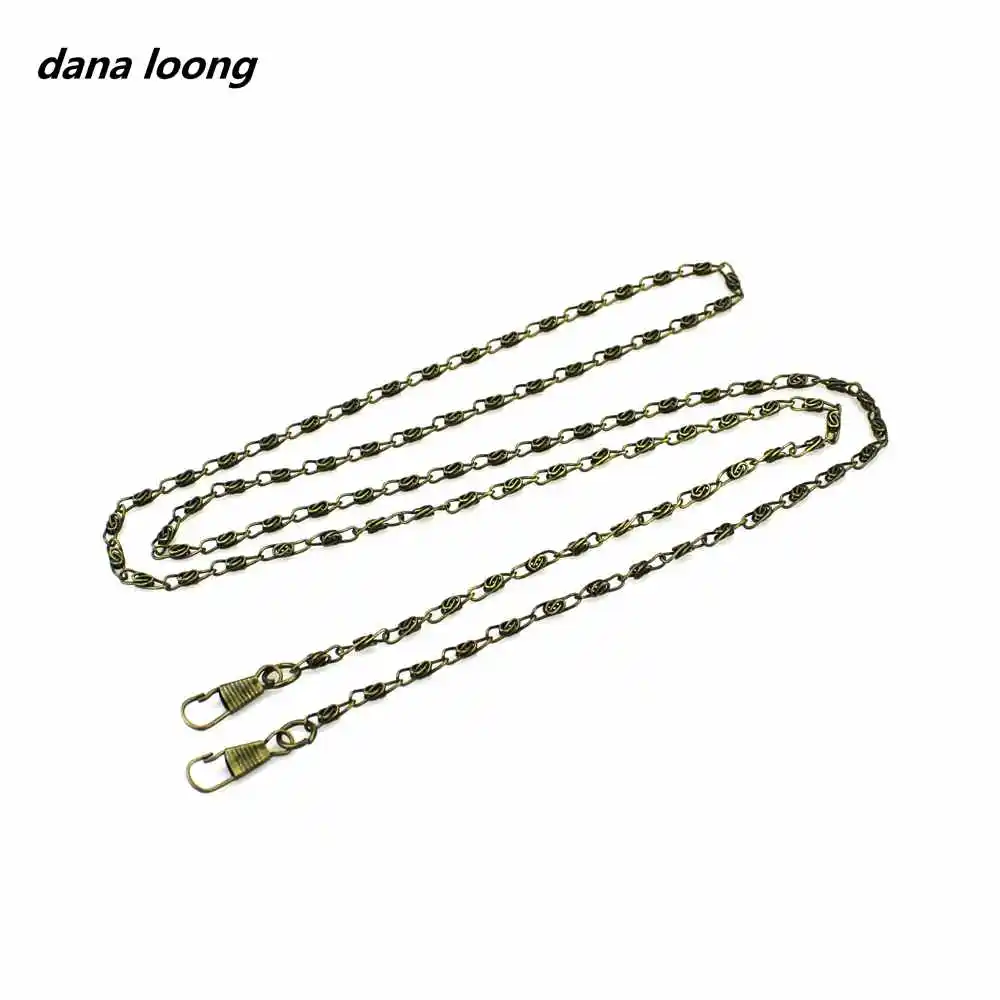 Сменная металлическая витая Цепочка для кошелька длина около 120 см ширина 0 3