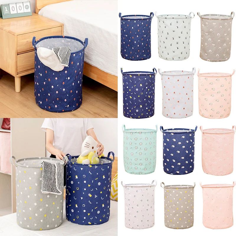 

Large Folding Laundry Basket Dirty Clothes Kids Toys Storage Basket Home Organizer Storage Barrel Laundry Bucket With Handles