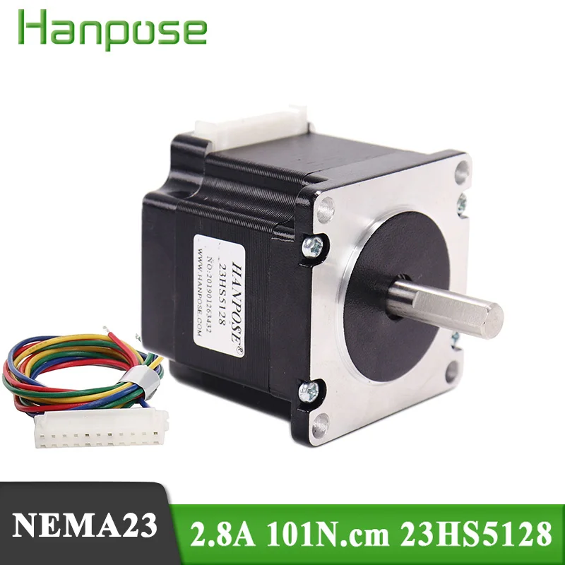

1PCS 23HS5128 Nema 23 Stepper Motor 57 Motor 101N.cm 2.8A 51mm For 3D Printer Monitor Equipment