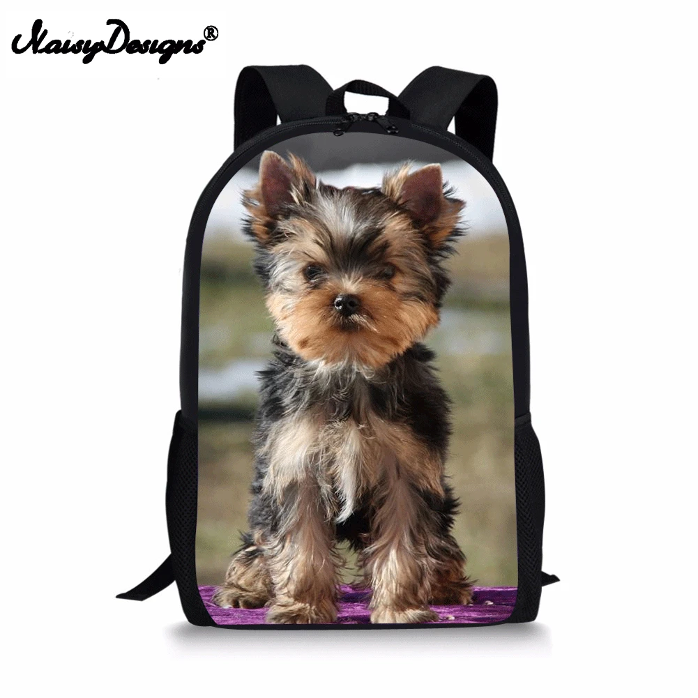 

Модные детские рюкзаки с принтом животных, йоркширского терьера