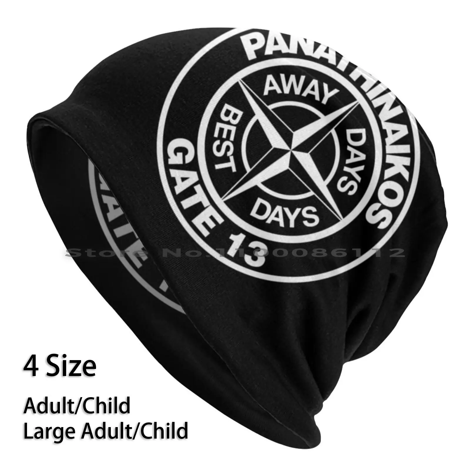 

Panathinaikos Gate 13 On Tour , Away Days Are The Best Days Beanies Knit Hat Panathinaikos Ultras Panathinaikos Hooligans