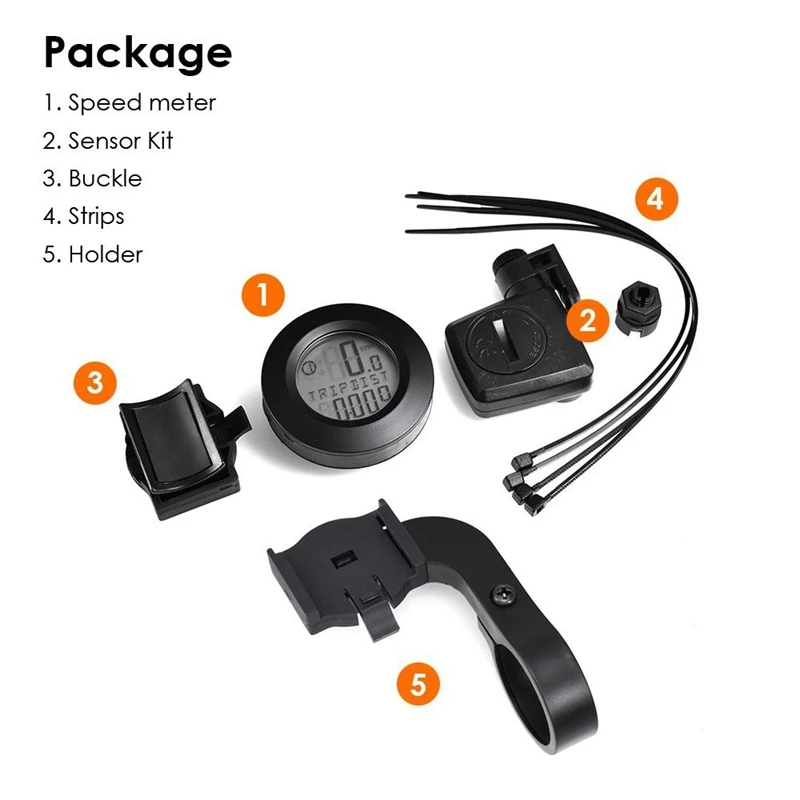 Велосипедный беспроводной компьютер Спидометр Водонепроницаемый светящийся