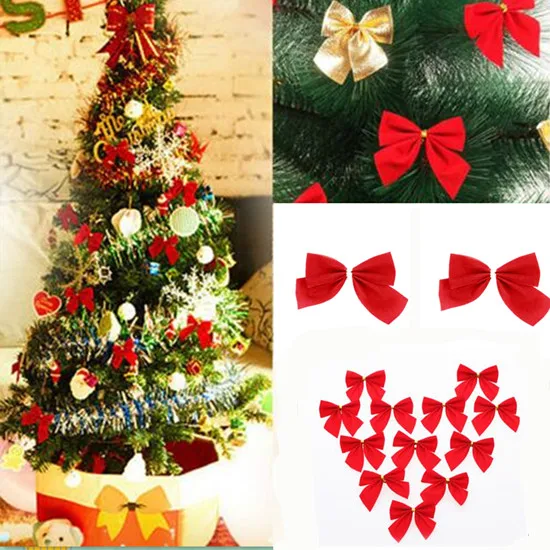 Украшение для дома шикарный бант Рождественский венок новый сад Горячие