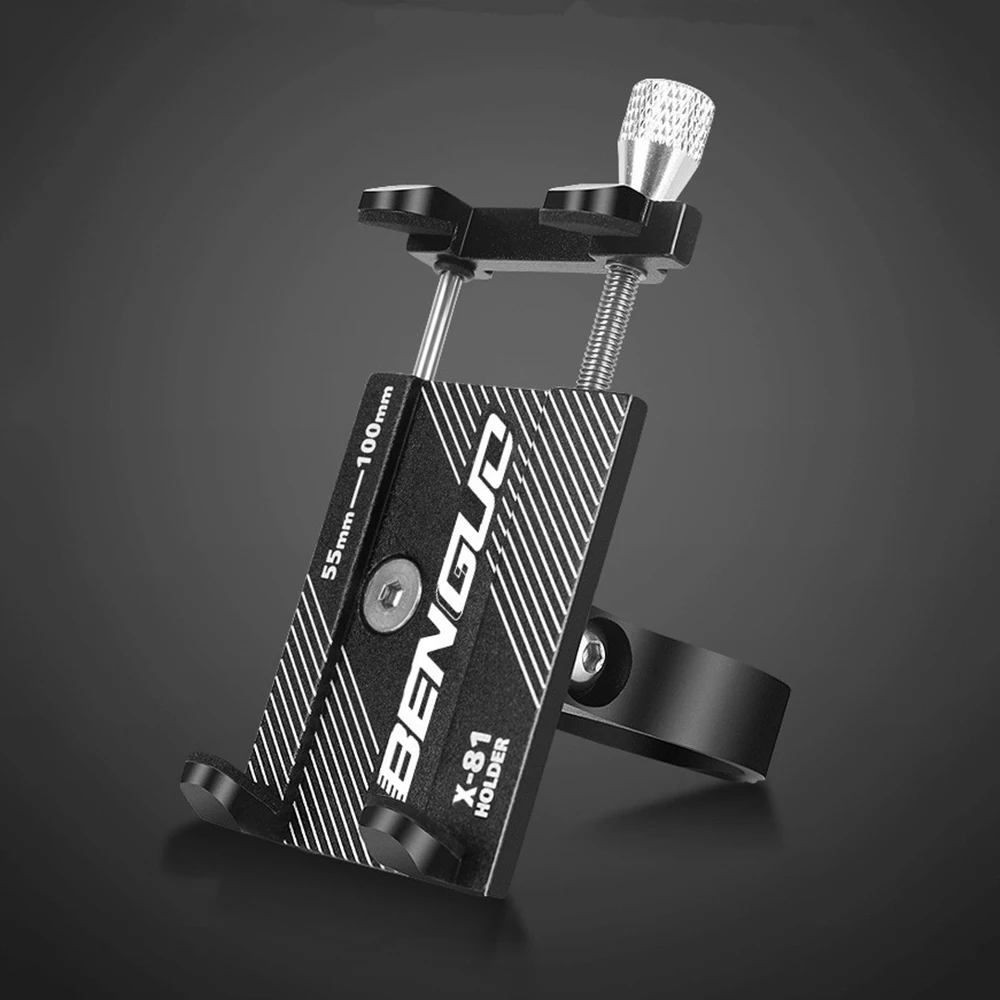 

Aluminum Alloy Bicycle Motorcycle Bike Phone Holder Compatibility Four-claw Grapple MTB Handlebar Mount Bracket Cell Phone GPS