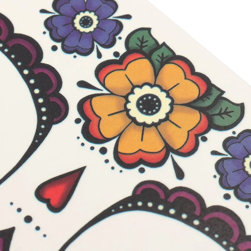 Водонепроницаемая наклейка для макияжа лица специальная татуировка на лицо День