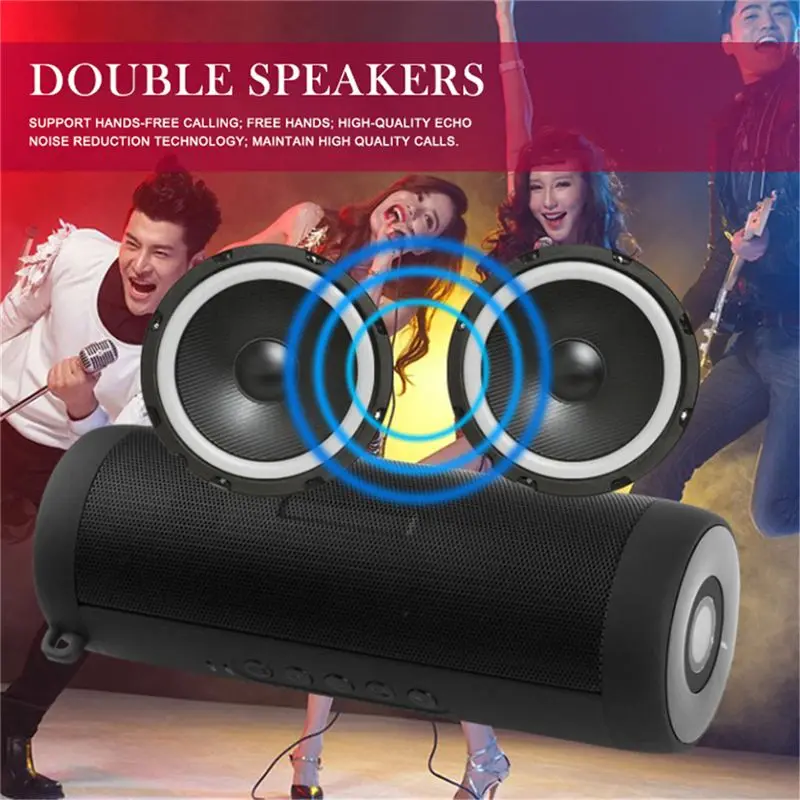 Профессиональный водонепроницаемый открытый T2 HIFI звуковая колонка 3 0 Bluetooth