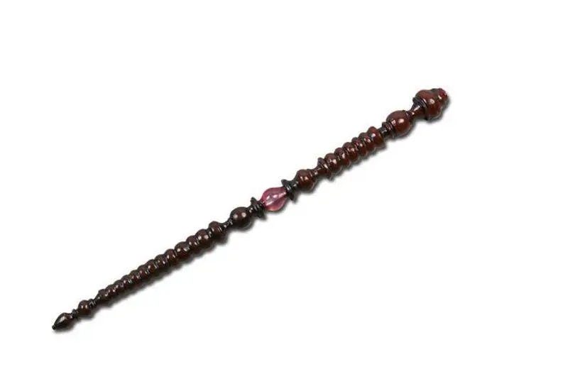 Colsplay potter Wand Волшебный металл/Железный сердечник старая волшебная палочка элегантная лента упаковка подарочной коробки - Цвет: Зеленый