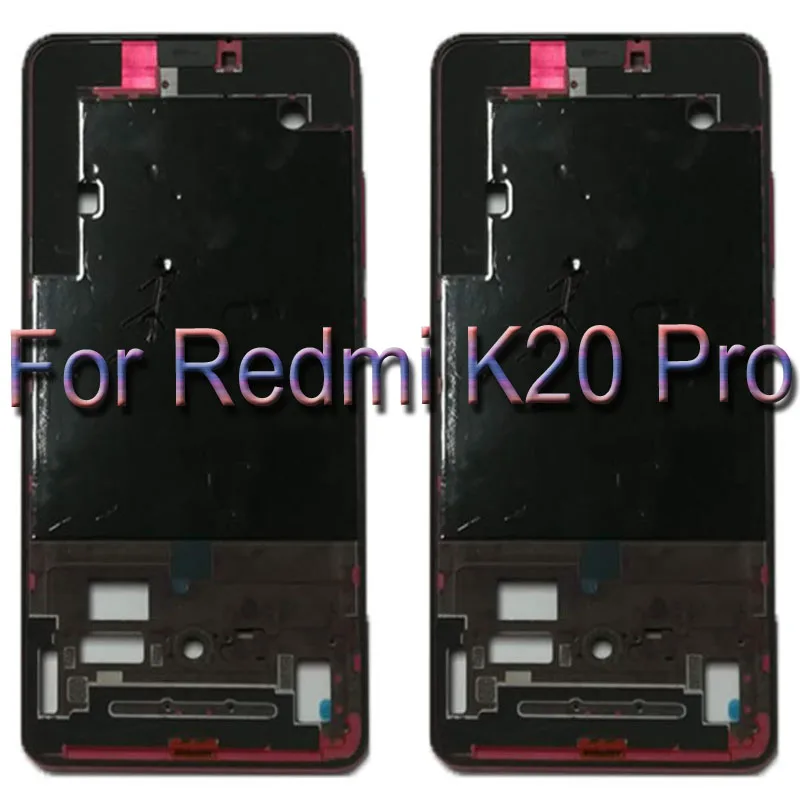 Передняя рамка жк-экрана для Xiaomi Redmi K20 Pro корпус чехол средняя кнопки громкости