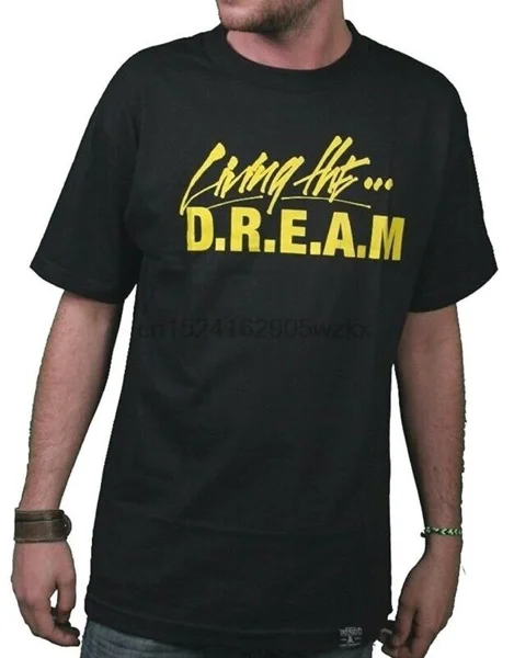 

Dissizit! Living The D.R.E.A.M. Debt Rules Everything Money Black Yellow T-Shirt