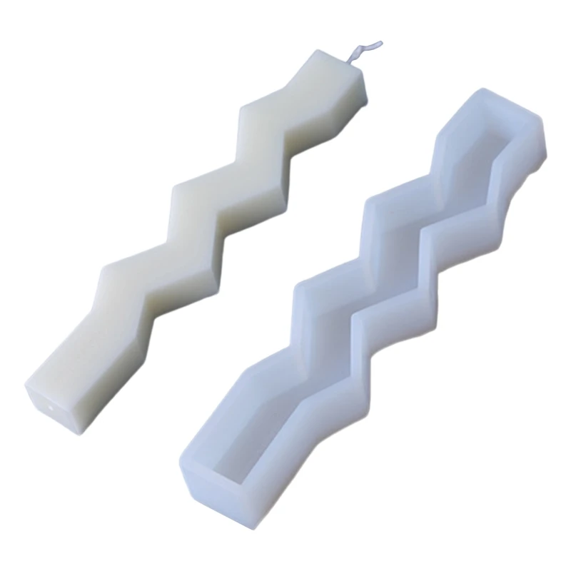 

Special Shaped Strip Candle Silicone Mold Handmade Making Candles Mould Decor E56C