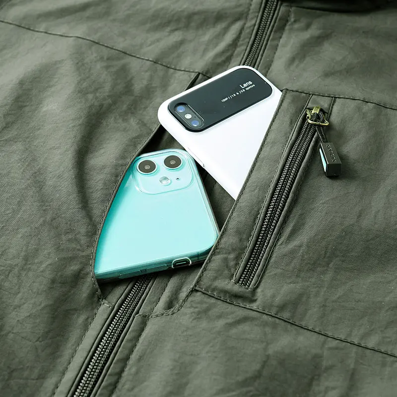 Жилет мужской с несколькими карманами Классическая тонкая однотонная