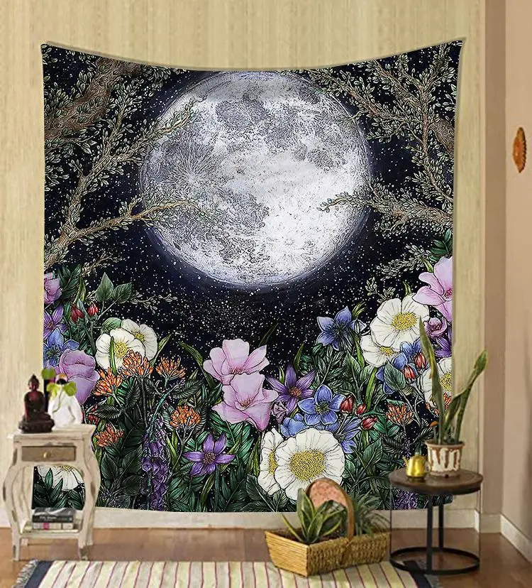 

Psychedelic Tapestry for Home Decor Wall Hanging Tapestry Wall Cloth Carpet Bed Cover Boho Home Decor Wholesale