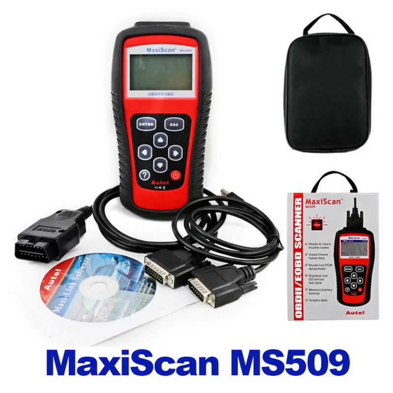 Autel MaxiScan MS509 считыватель кодов автомобиля OBDII EOBD сканер автомобильный