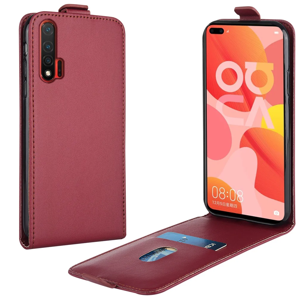 

Flip Case for Huawei Nova 6 WLZ-AL10 WLZ-TL10 WLZ-TF10 6.57'' Leather Case for Nova 6 Phone Case