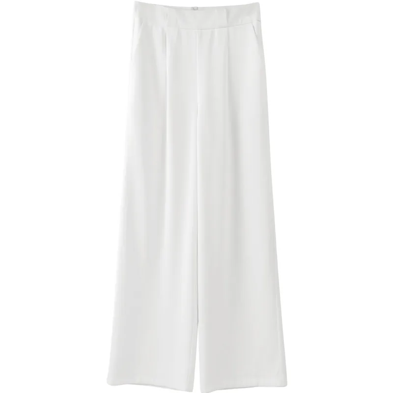 

Summer the new women's leisure tall waist contracted joker slacks