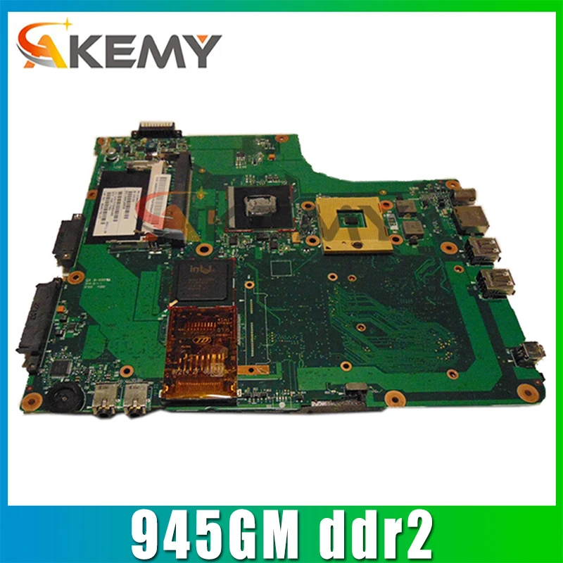 

Материнская плата V000108050 для ноутбука Toshiba Satellite A205 1310A2120806 Intel 945GM ddr2, материнская плата, полностью протестированная