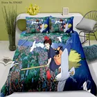 Комплект постельного белья Kiki из 23 предметов, пододеяльник Миядзаки Хаяо из аниме мультфильма, покрывало для кровати, домашний текстиль