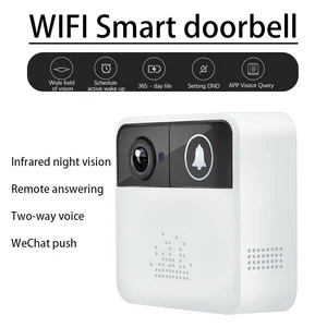 camera wireless doorbell with camera security video intercom wifi door phone surveillance super mini digital door viewer bell free global shipping