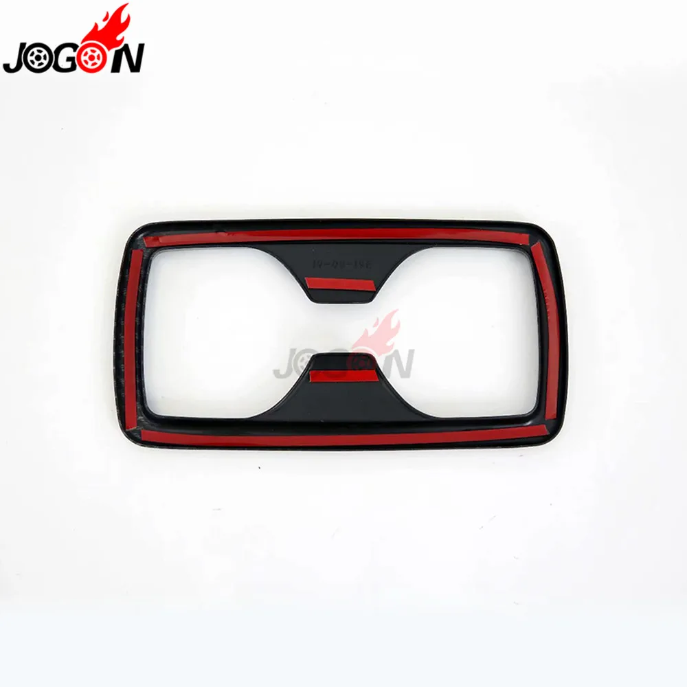 Car Styling Inner Decoration Back Water Drink Cup Holder Cover Trim Sticker For Toyota RAV4