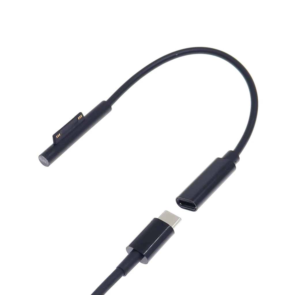 USB Type C PD конвертер для Microsoft Surface Pro 6 5 4 3 адаптер питания ноутбука зарядный кабель