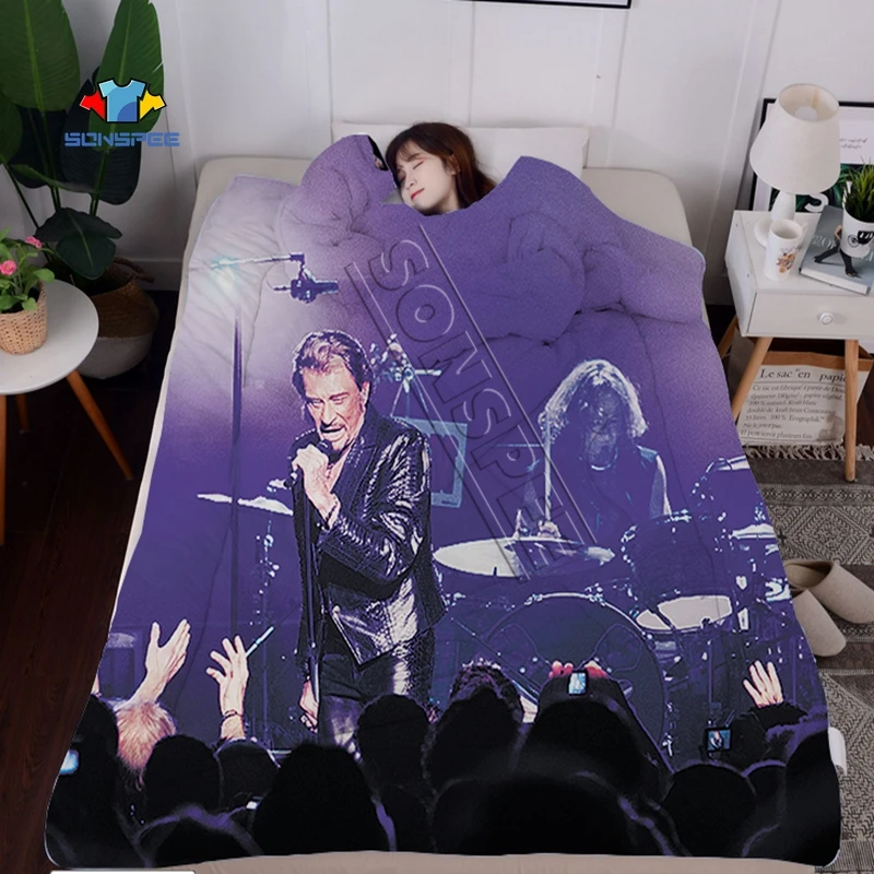 Новое стеганное одеяло для дивана с 3D принтом рок певицы Джони Халлидей
